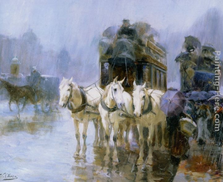 Ulpiano Checa y Sanz A Rainy Day